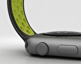 Apple Watch Nike+ 38mm Space Gray Aluminum Case Black/Volt Nike Sport Band 3D模型