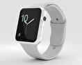 Apple Watch Edition Series 2 42mm White Ceramic Case Cloud Sport Band 3d model