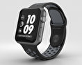 Apple Watch Nike+ 38mm Space Gray Aluminum Case Black/Cool Nike Sport Band 3Dモデル