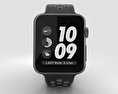 Apple Watch Nike+ 38mm Space Gray Aluminum Case Black/Cool Nike Sport Band 3D 모델 
