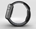 Apple Watch Nike+ 38mm Space Gray Aluminum Case Black/Cool Nike Sport Band 3D-Modell