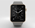 Apple Watch Series 2 38mm Gold Aluminum Case Concrete Sport Band Modello 3D