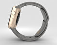 Apple Watch Series 2 38mm Gold Aluminum Case Concrete Sport Band Modello 3D