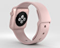 Apple Watch Series 2 38mm Rose Gold Aluminum Case Pink Sand Sport Band Modello 3D