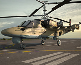 Kamov Ka-52 Alligator 3D model