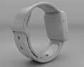 Apple Watch Series 2 38mm Space Gray Aluminum Case Black Sport Band 3D-Modell