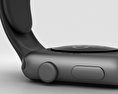 Apple Watch Series 2 42mm Space Gray Aluminum Case Black Sport Band 3Dモデル