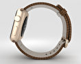 Apple Watch Series 2 42mm Gold Aluminum Case Toasted Coffee/Caramel Woven Nylon Modelo 3D