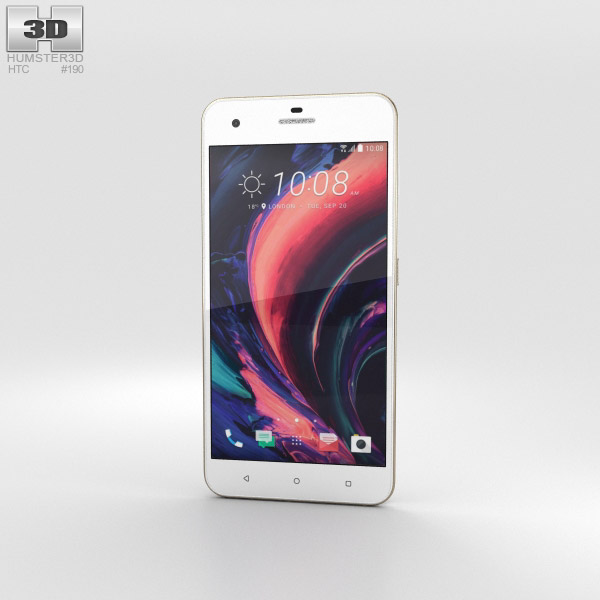 HTC Desire 10 Pro Polar White Modelo 3D