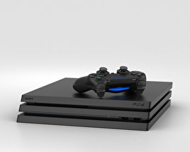 Sony PlayStation 4 Pro 3D model
