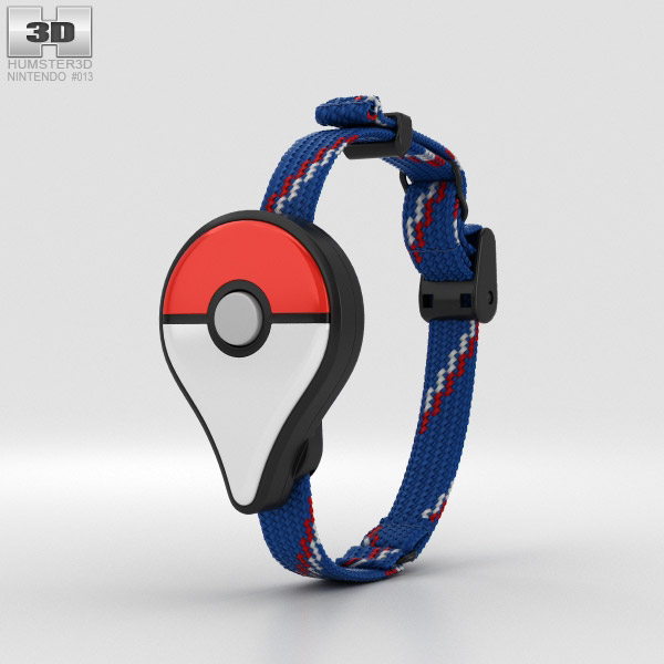Nintendo Pokemon Go Plus Modello 3D