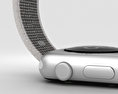 Apple Watch Series 2 38mm Silver Aluminum Case Pearl Woven Nylon 3D модель
