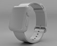 Apple Watch Series 2 38mm Silver Aluminum Case Pearl Woven Nylon Modello 3D