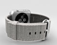 Apple Watch Series 2 42mm Silver Aluminum Case Pearl Woven Nylon Modelo 3d