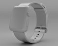 Apple Watch Series 2 42mm Silver Aluminum Case Pearl Woven Nylon 3D модель