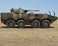 ZBL-08步兵战车 3D模型 侧视图