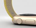Apple Watch Series 2 38mm Gold Aluminum Case Yellow Light Gray Woven Nylon 3D模型