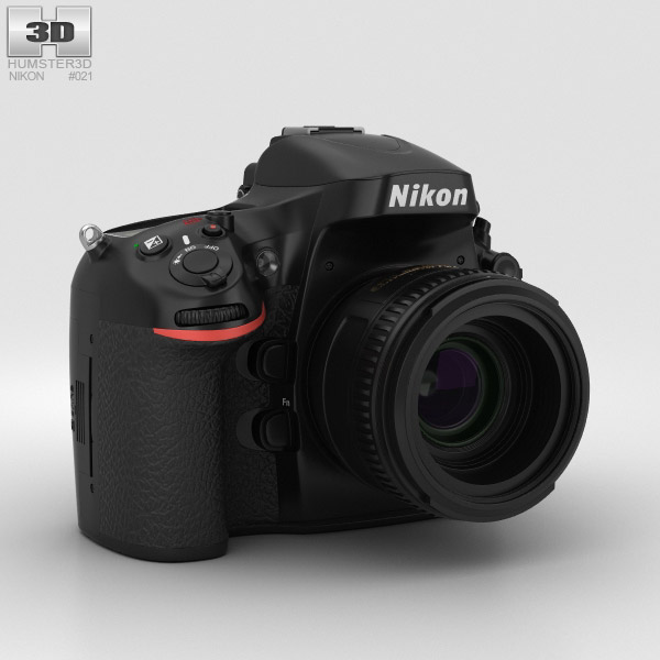 Nikon D800 3D model
