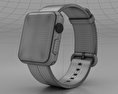 Apple Watch Series 2 38mm Space Gray Aluminum Case Black Woven Nylon 3D模型