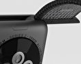 Apple Watch Series 2 38mm Space Gray Aluminum Case Black Woven Nylon Modello 3D