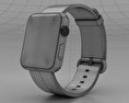 Apple Watch Series 2 42mm Space Gray Aluminum Case Black Woven Nylon 3D模型
