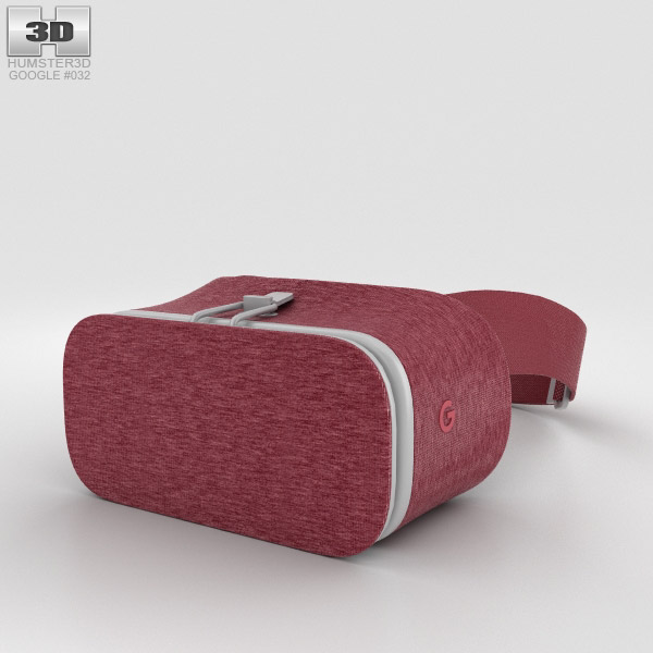 Google Daydream View Crimson Modelo 3d