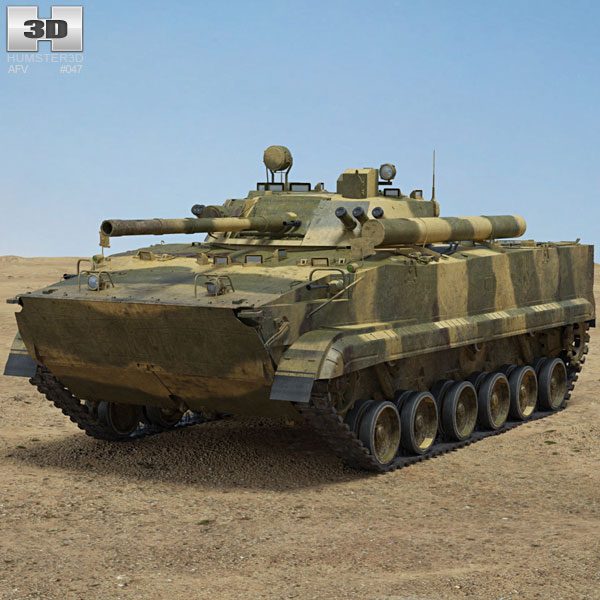 BMP-3步兵戰車 3D模型