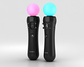Sony PlayStation VR Move Twin Pack 3D model