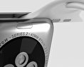 Apple Watch Series 2 42mm Stainless Steel Case White Sport Band Modèle 3d