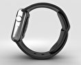 Apple Watch Series 2 38mm Space Black Stainless Steel Case Black Sport Band 3Dモデル