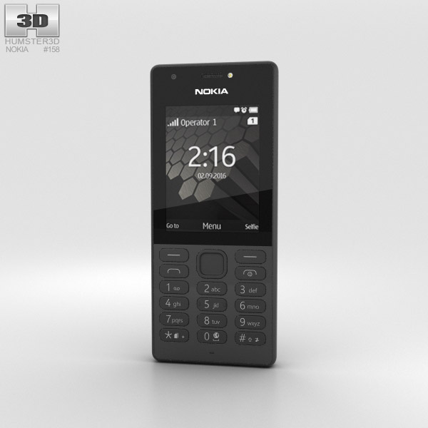 Nokia 216 Black 3D model
