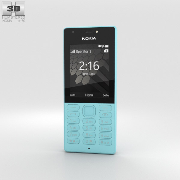 Nokia 216 Mint Modelo 3d