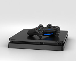 Sony PlayStation 4 Slim 3D model