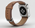 Apple Watch Series 2 42mm Stainless Steel Case Saddle Brown Classic Buckle Modelo 3D