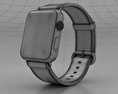 Apple Watch Series 2 42mm Stainless Steel Case Saddle Brown Classic Buckle 3d model