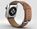 Apple Watch Series 2 42mm Stainless Steel Case Saddle Brown Classic Buckle 3D модель