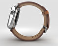 Apple Watch Series 2 42mm Stainless Steel Case Saddle Brown Classic Buckle 3D-Modell
