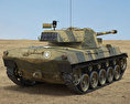 M18驅逐戰車 3D模型 后视图