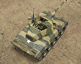 M18驅逐戰車 3D模型 顶视图