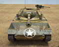 M18驅逐戰車 3D模型 正面图
