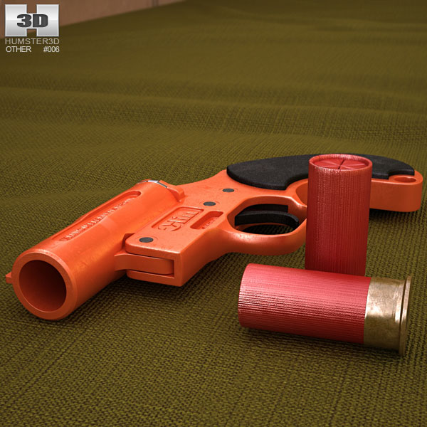 Olin Flare Gun 3D model