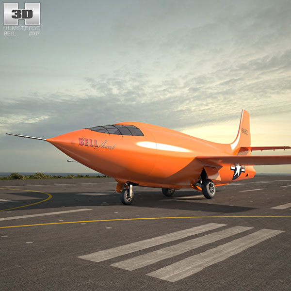 Bell X-1 3D model