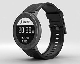 Huawei Fit Grey with Black Band 3D model