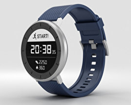Huawei Fit Silver with Blue Band Modèle 3D