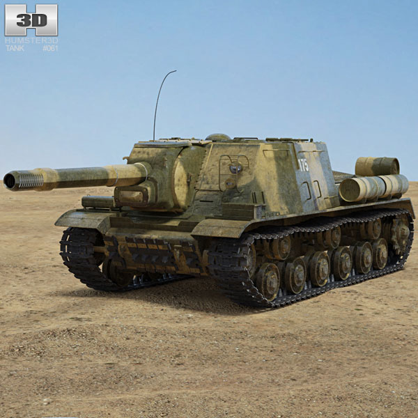 ISU-152 3D model