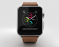 Apple Watch Series 2 38mm Stainless Steel Case Saddle Brown Classic Buckle 3Dモデル