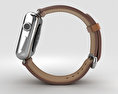Apple Watch Series 2 38mm Stainless Steel Case Saddle Brown Classic Buckle Modello 3D
