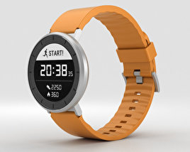 Huawei Fit Silver with Orange Band 3D-Modell