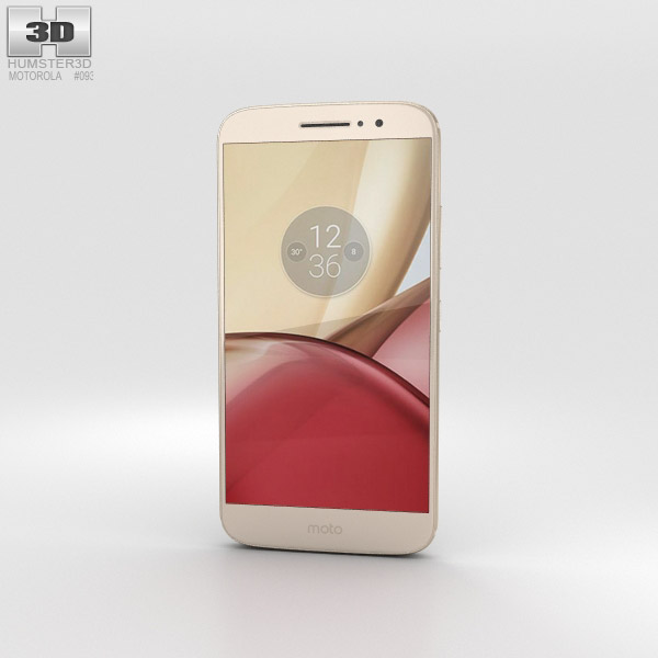 Motorola Moto M Gold 3D 모델 