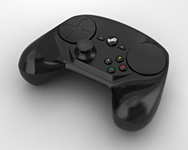 Steam Controller 3D model